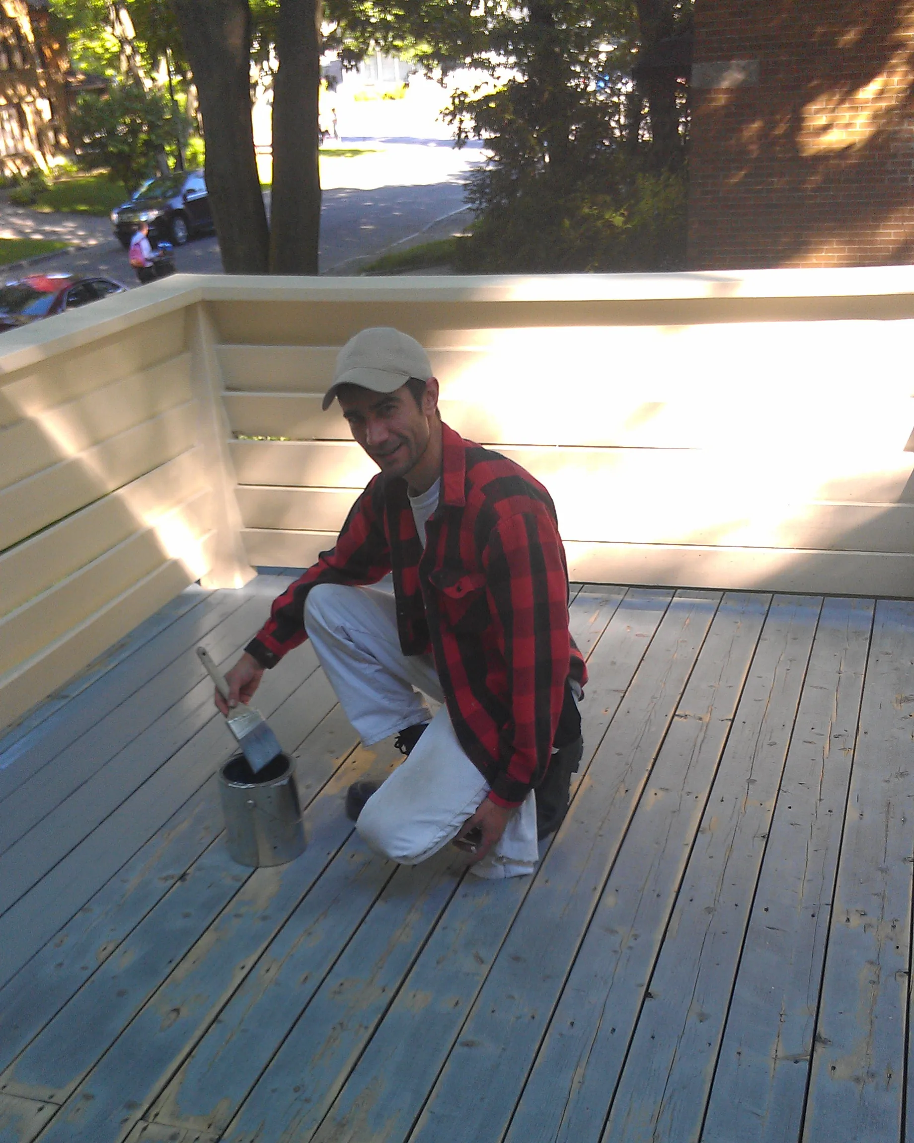 Portrait of François Poirier, owner of Poirier Peinture Plus